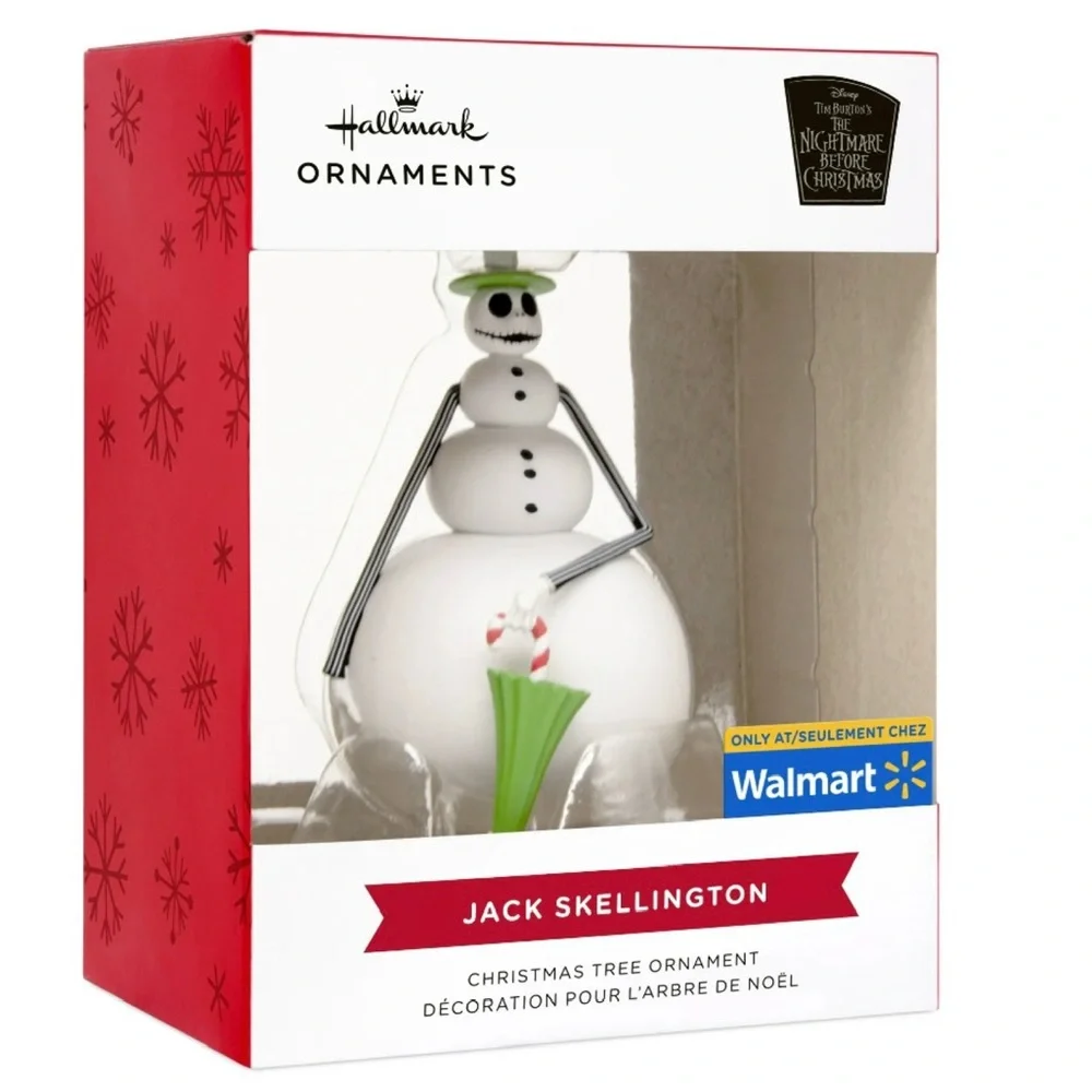 Hallmark Disney’s “Snowman Jack Skellington” Christmas Ornament (NWT)